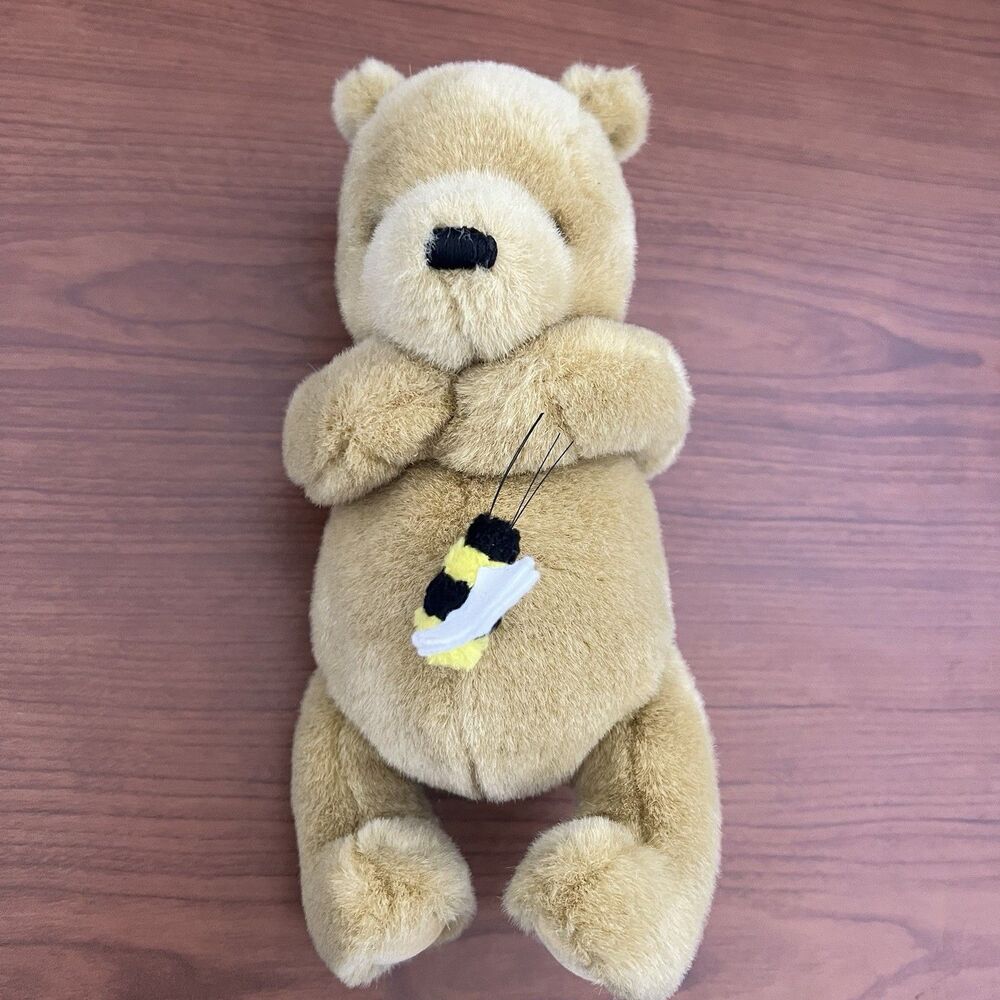 Classic Pooh by GUND x Disney Winnie the Pooh Plush Bee Around Belly 11” 1990s